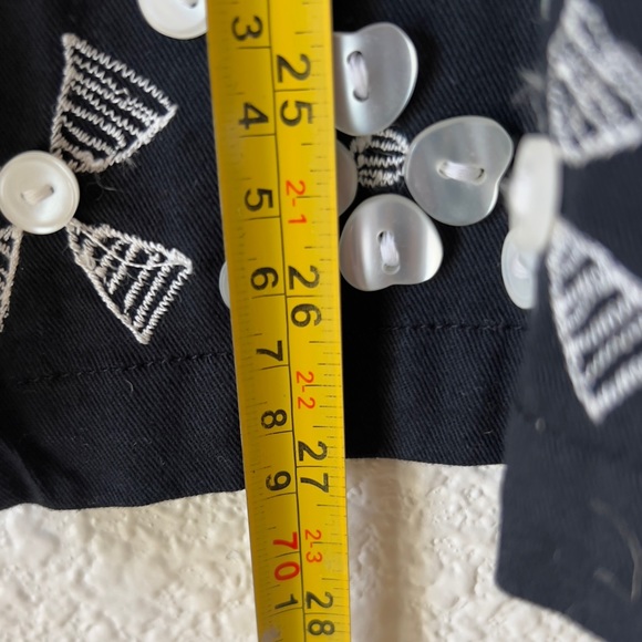 Florissant New York 100% cotton buttons design open jacket blouse Sz 18 - Picture 2 of 10